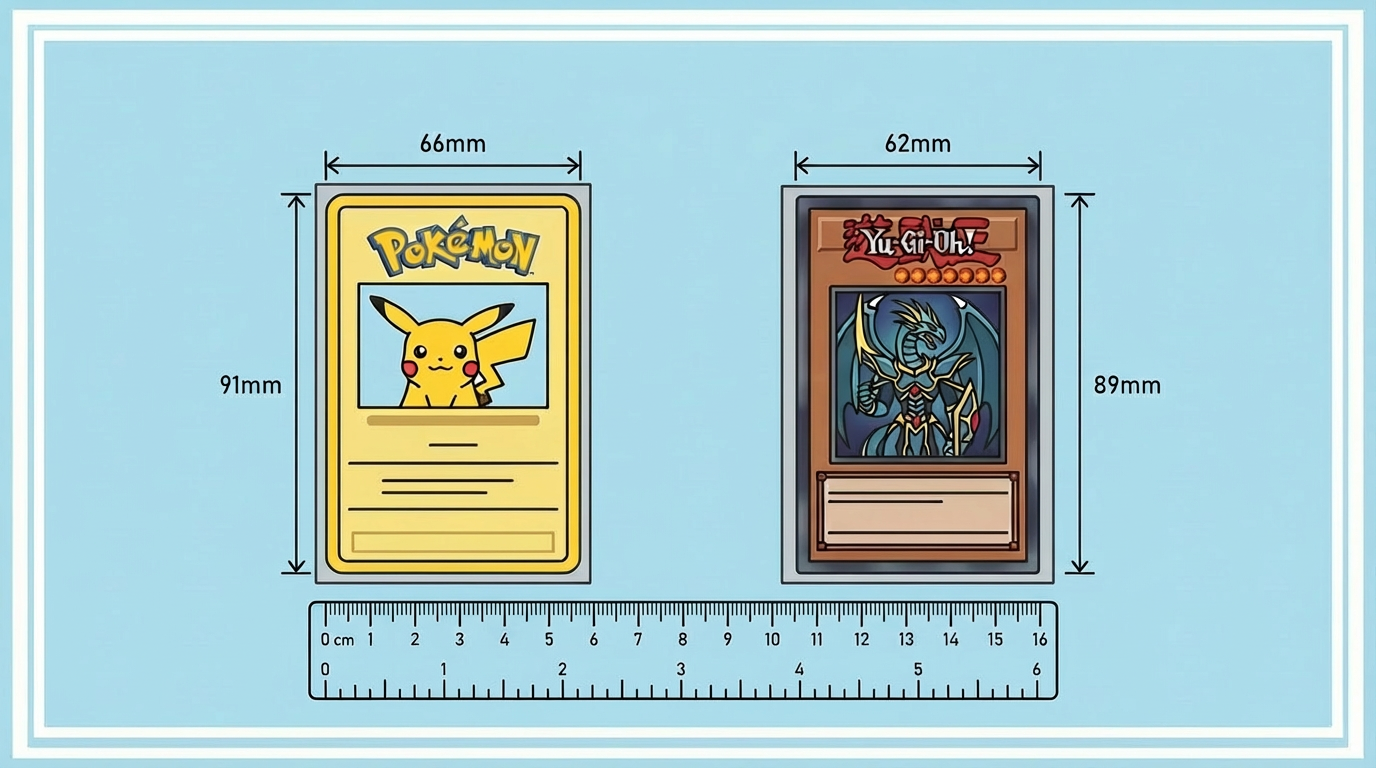 Japanese Size Card Sleeves vs. Standard TitanShield Japanese Size Card Sleeves vs. Standard TitanShield