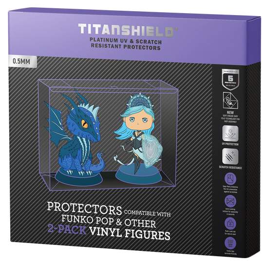 Two-Pack Platinum 0.5MM UV & Scratch Resistance POP! Protectors