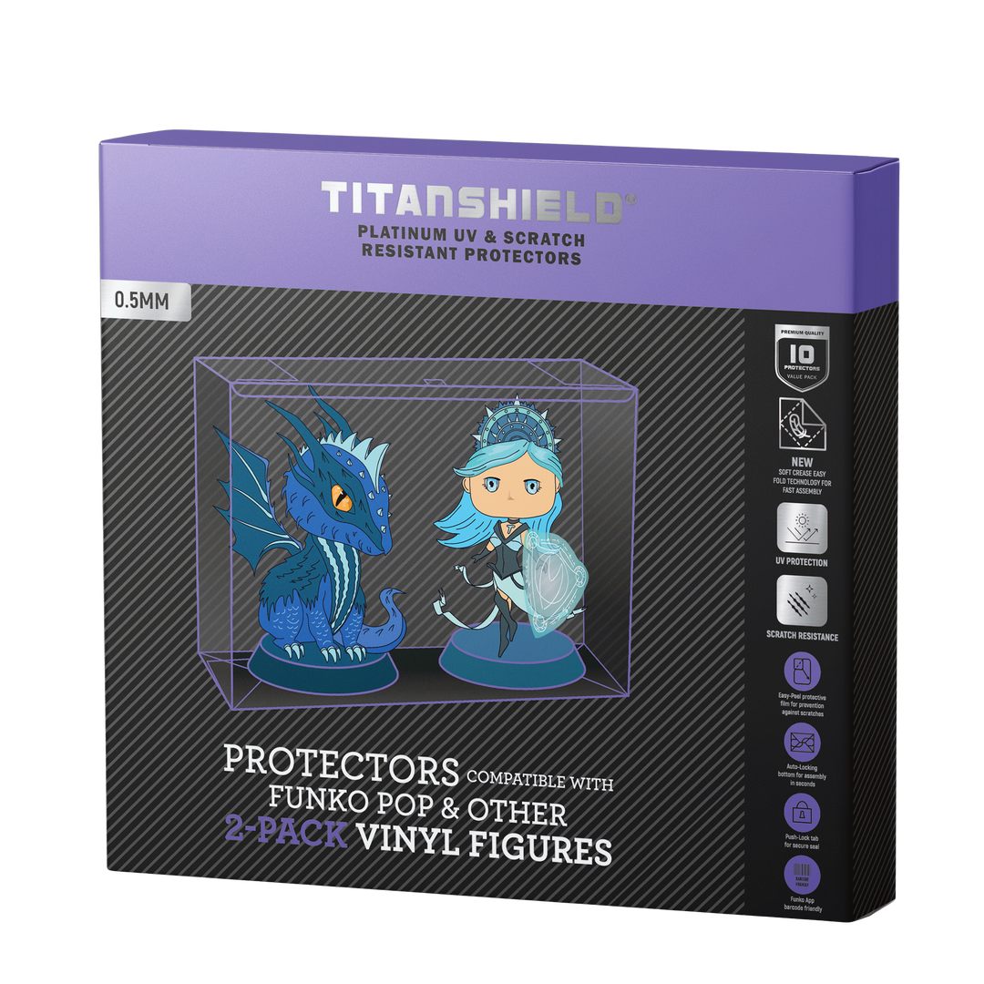 Two-Pack Platinum 0.5MM UV & Scratch Resistance POP! Protectors