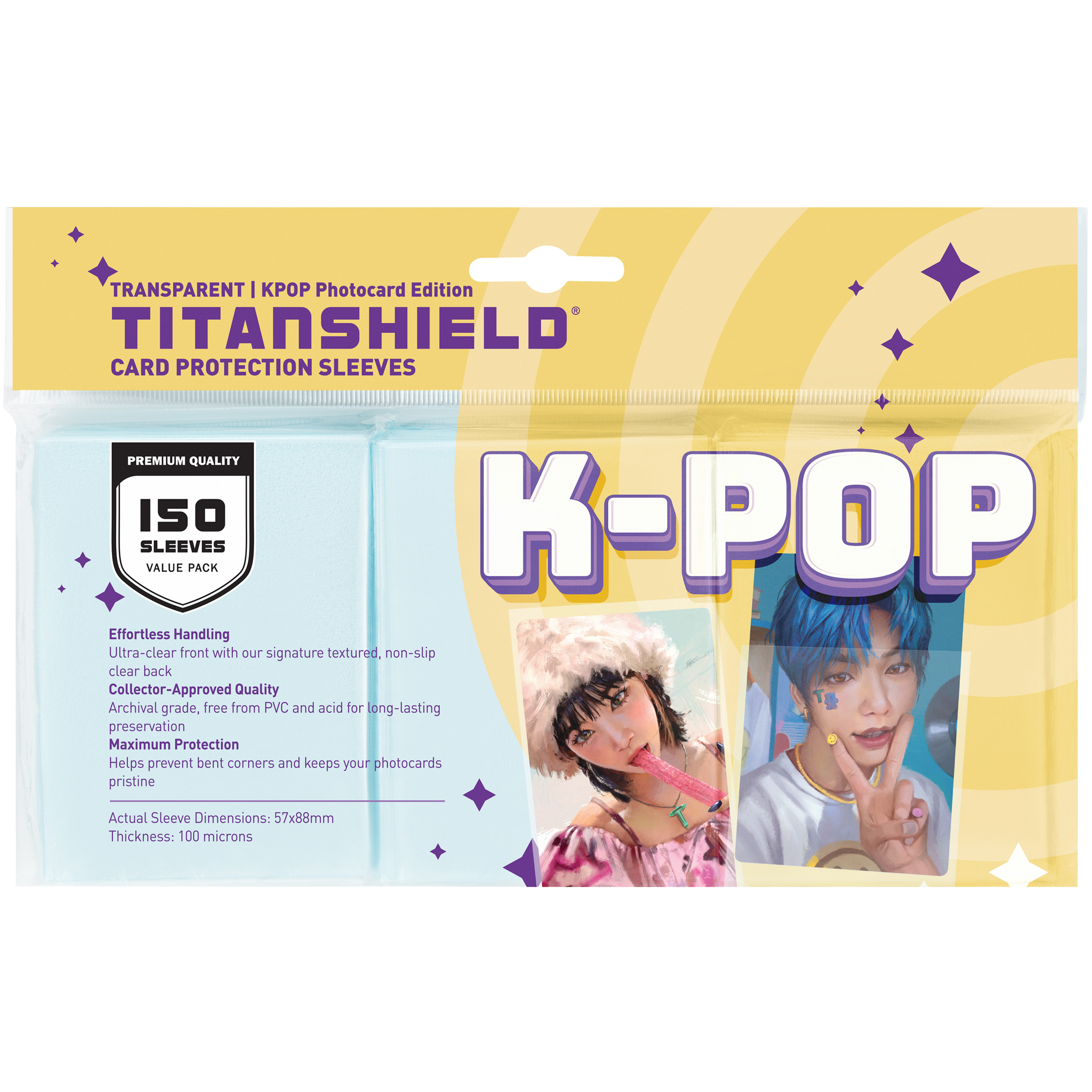 Photocard Sleeves | Clear Card Sleeves TitanShield Photocard Sleeves | Clear Card Sleeves TitanShield