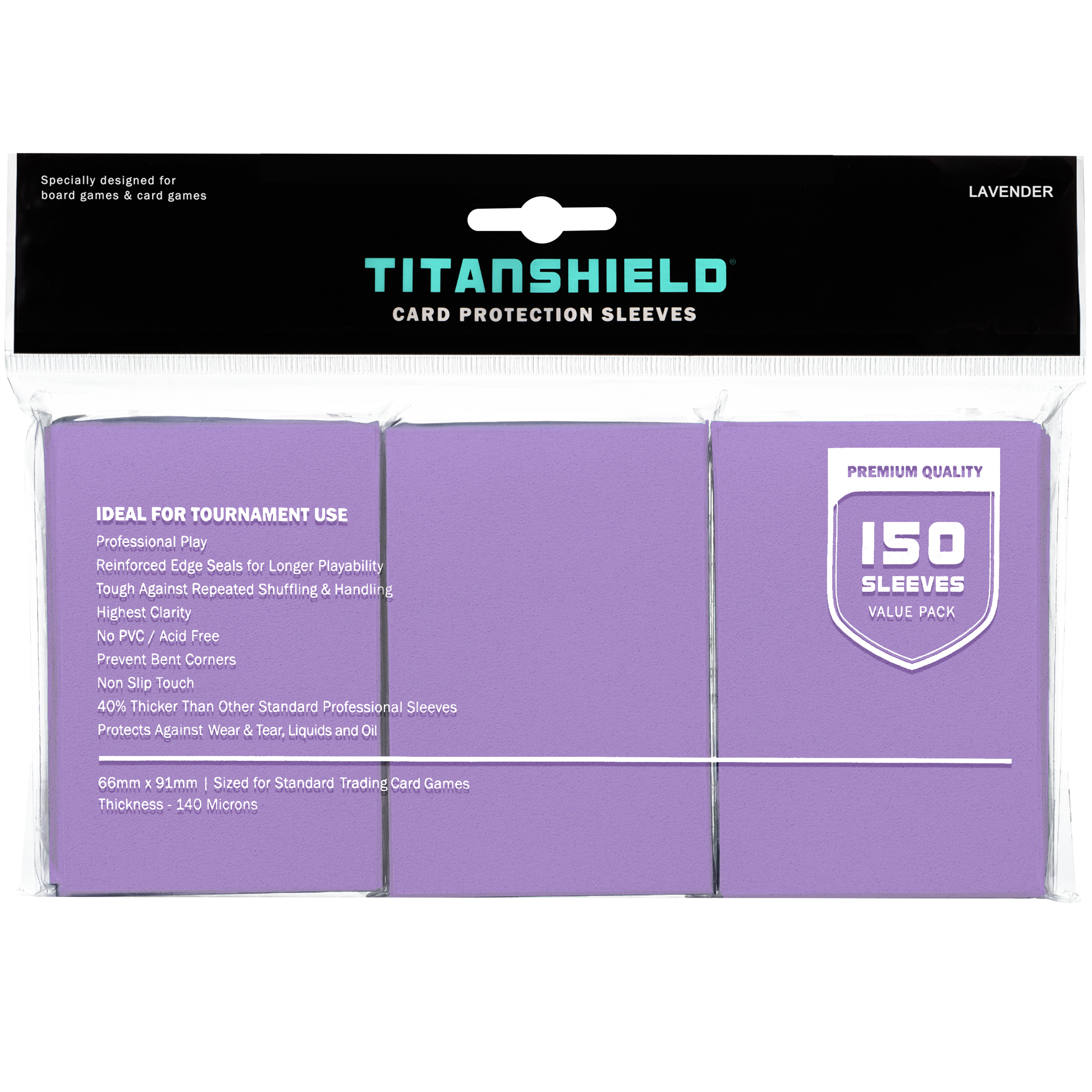 Lavender Card Sleeves | Standard Size Cards – TitanShield®