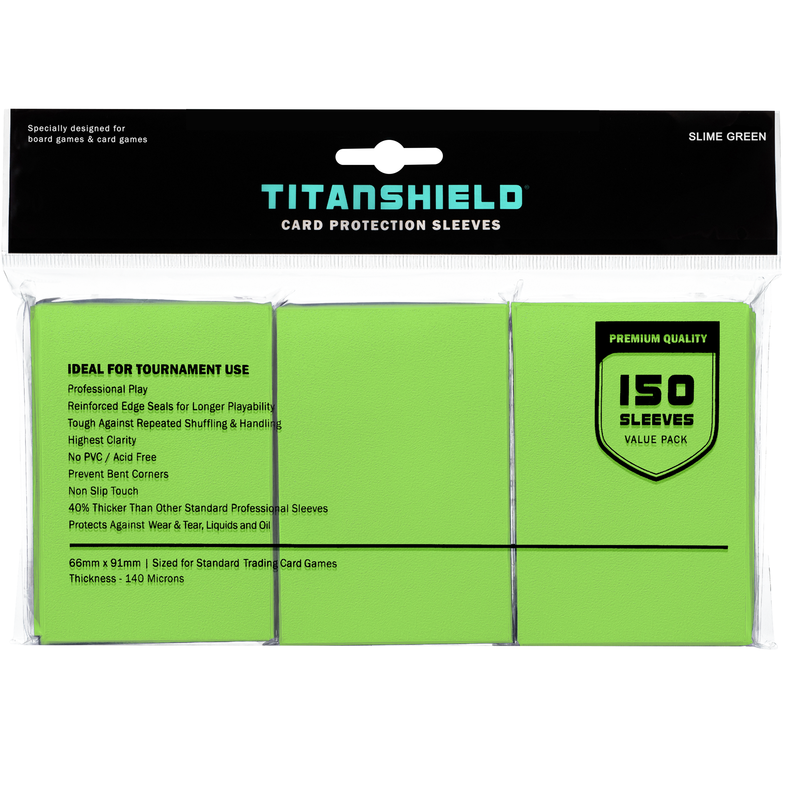 Slime Green | Standard Size TitanShield Slime Green | Standard Size TitanShield