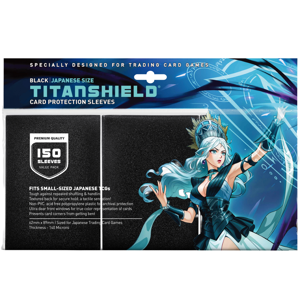 custom japanese size card sleeves Black Sized Trading – TitanShield® Card casing:Rigid Display Holder best minimalist wallet Stronger protection than traditional 3D Pokemon Card -