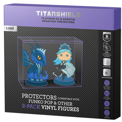 Two-Pack Platinum 0.5MM UV & Scratch Resistance POP! Protectors