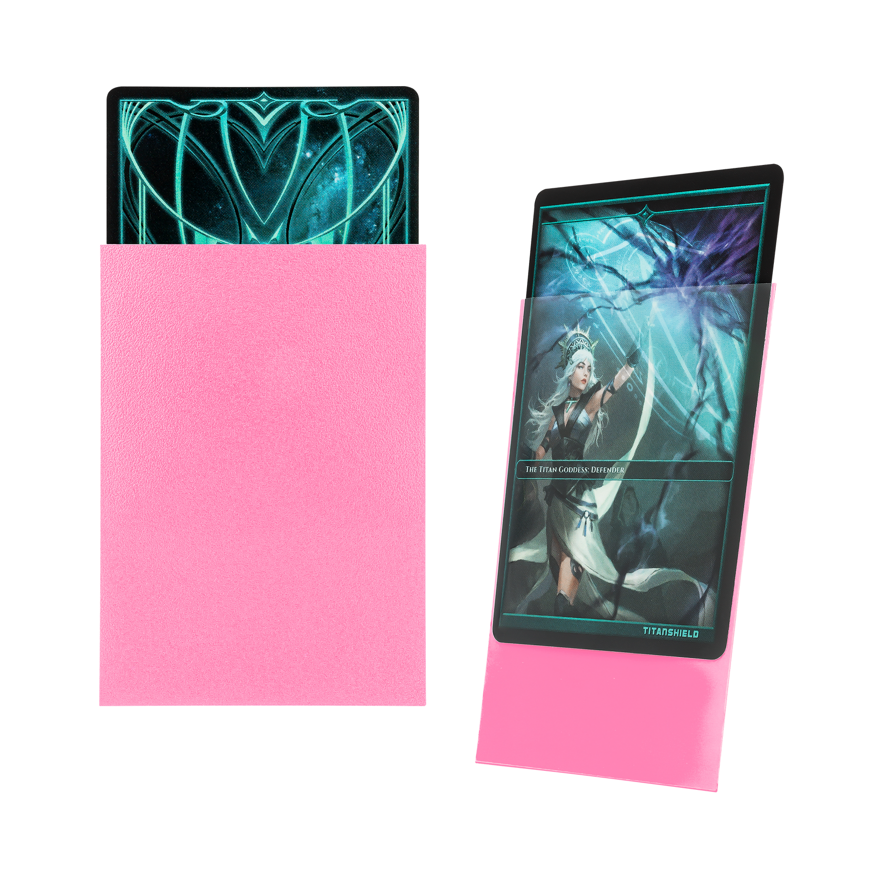 girly card sleeves Bubblegum Pink Card Sleeves