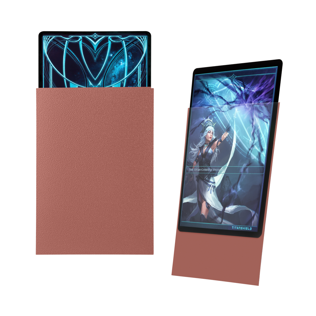 titan card sleeves Rose Gold Card Sleeves