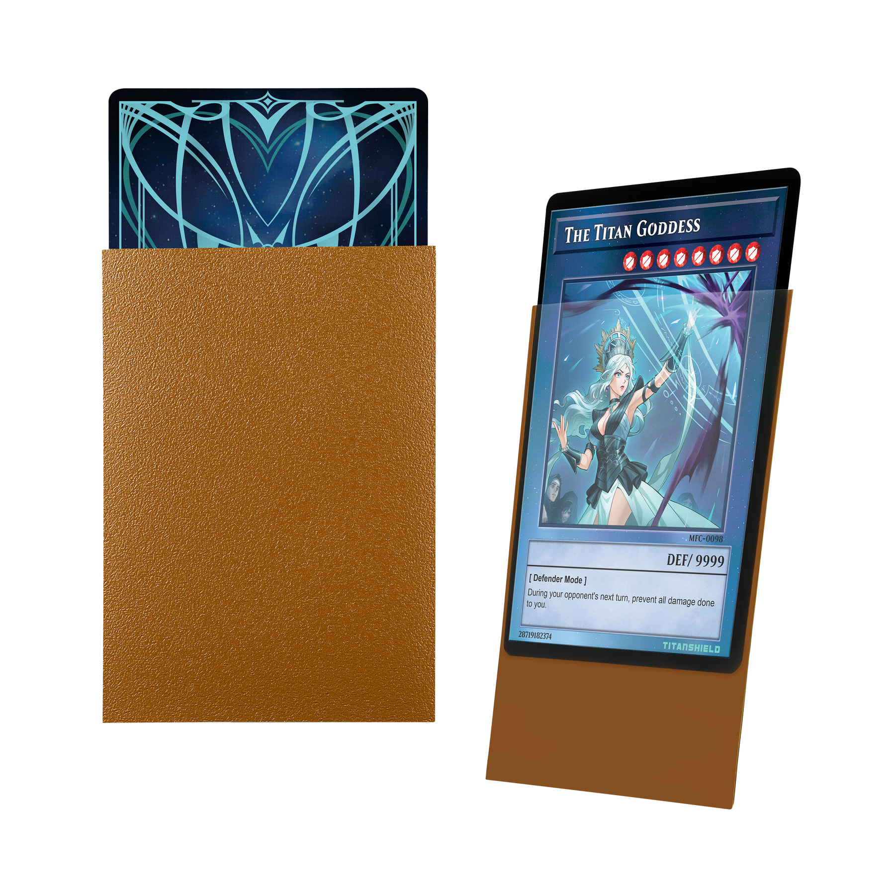 TitanShield Lot de 150 pochettes de protection pour cartes à collectionner Yu-Gi-Oh, Cardfight!! Vanguard et plus encore Orange TitanShield Lot de 150 pochettes de protection pour cartes à collectionner Yu-Gi-Oh, Cardfight!! Vanguard et plus encore Orange