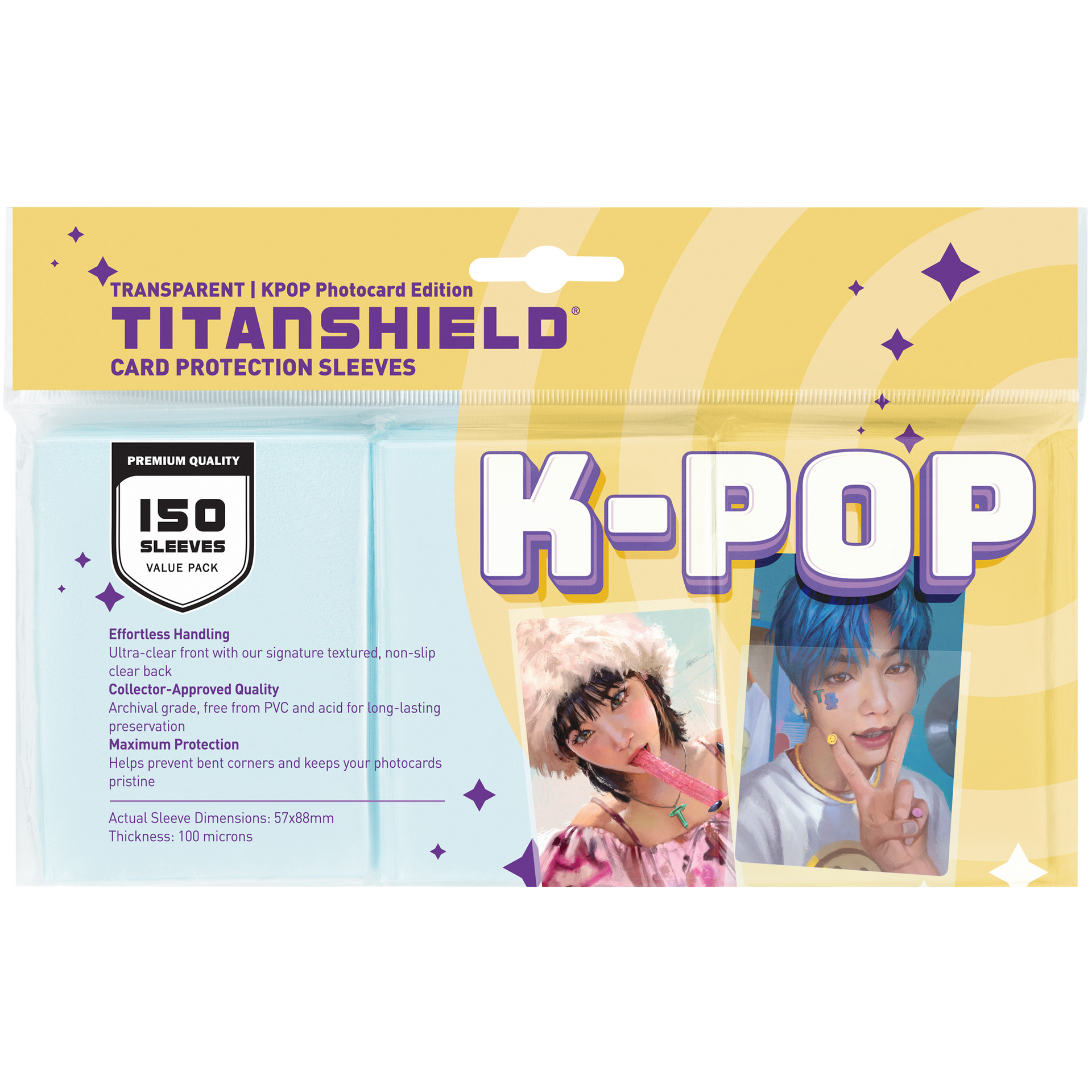 Photocard Sleeves | Clear Card Sleeves TitanShield Photocard Sleeves | Clear Card Sleeves TitanShield