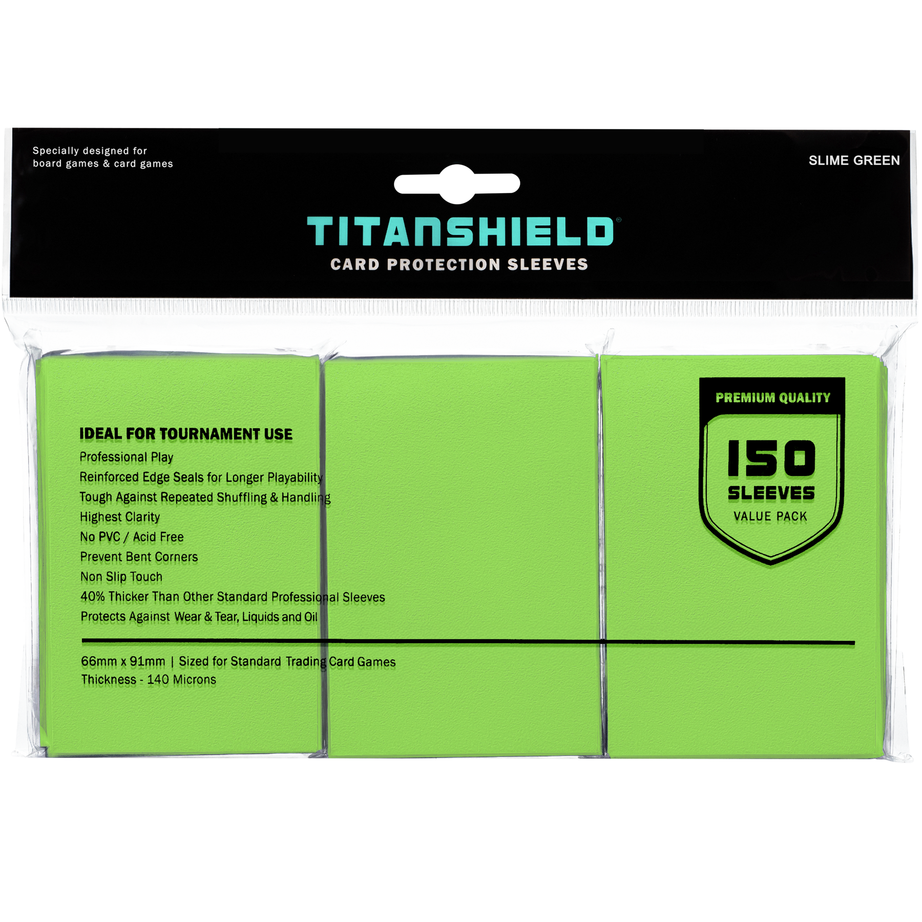 Slime Green | Standard Size TitanShield Slime Green | Standard Size TitanShield