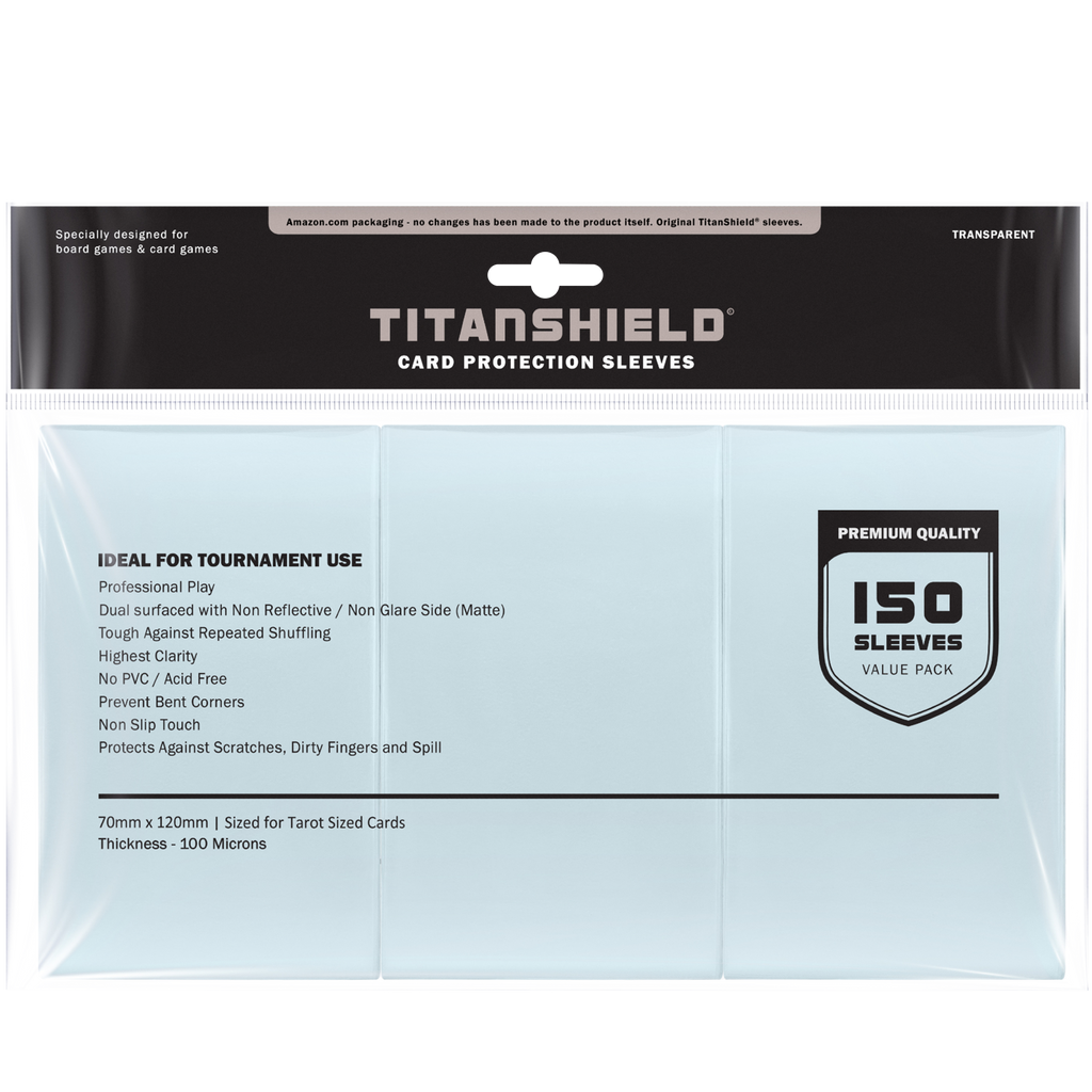 titan shield card sleeves Tarot Sized