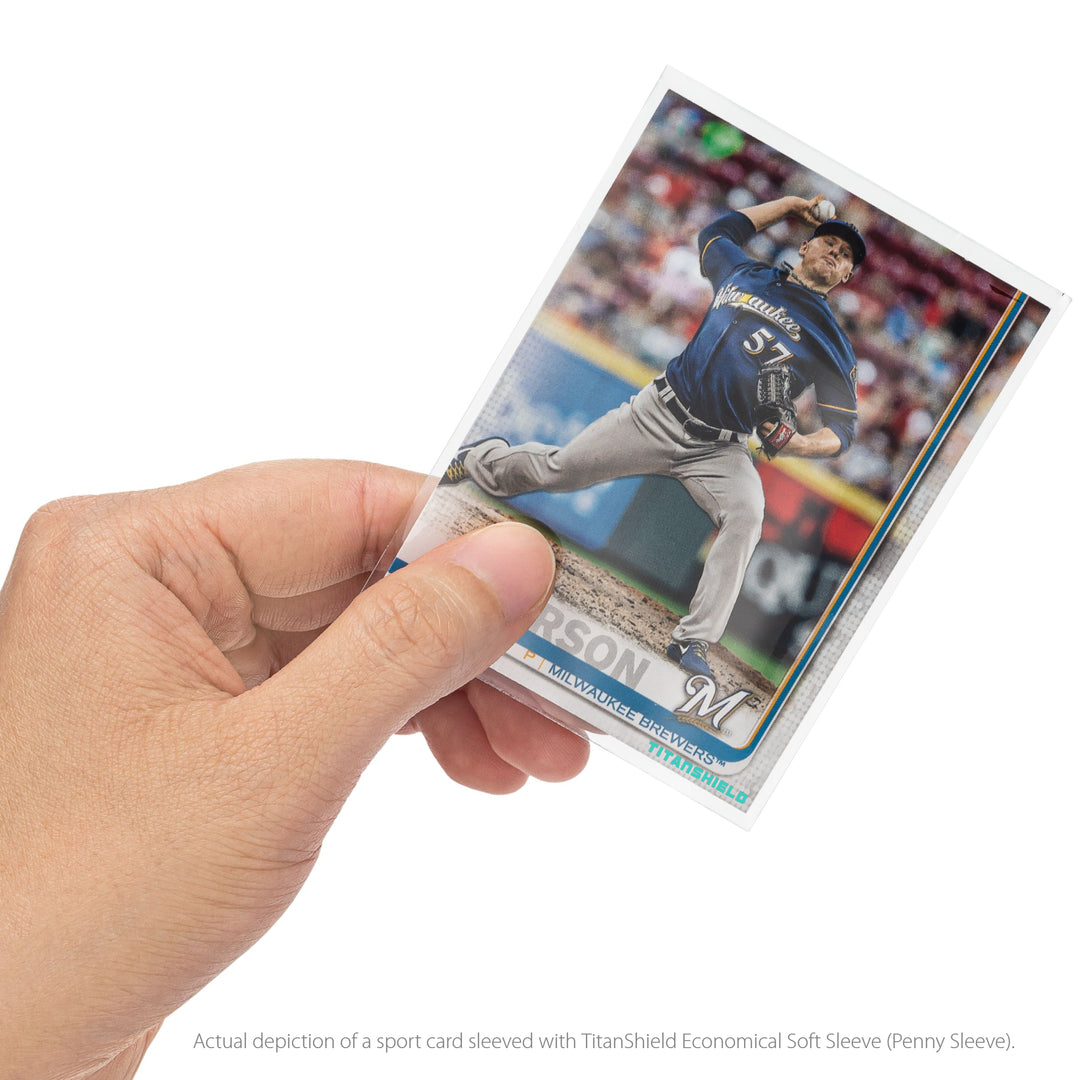baseball card soft sleeves Economical Soft Sleeves (500 Pieces) – TitanShield®